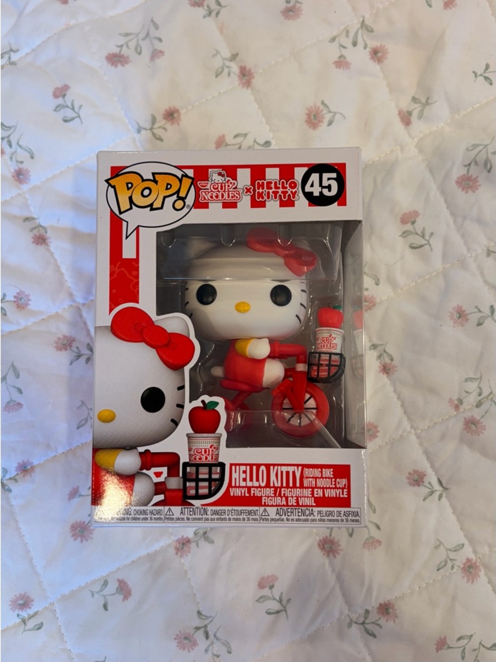Funko Pop! Hello Kitty #45 Riding Bike With Noodle Cup